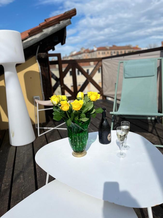 Casa Virginia Direct At The Canal Cannaregio With Own Roof Terrace 베니스 외부 사진